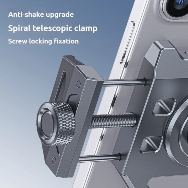 Support de téléphone en alliage d'aluminium pour vélo