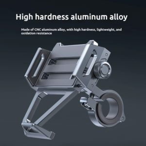 Support de téléphone en alliage d'aluminium pour vélo