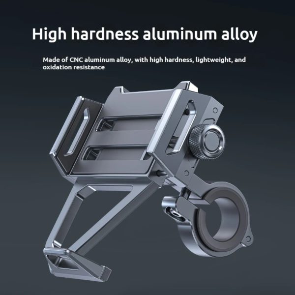 Support de téléphone en alliage d'aluminium pour vélo